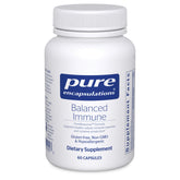Pure Encapsulations Immunité Équilibre — bouteille montrant le protocole immunitaire potentiel.