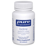 Pure Encapsulations Iode – Bouteille de gélules, soutien possible au métabolisme cellulaire.