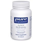Pure Encapsulations Junior Nutrients – bouteille: dosage quotidien pour enfants et adolescents.