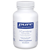 Pure Encapsulations L-Carnitine Fumarate, bouteille avant, dosage pratique.