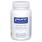 Pure Encapsulations Liposomal Glutathione – bouteille étiquetée, absorption liposomale potentielle