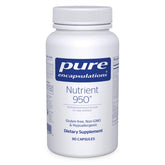 Pure Encapsulations Nutrient 950 – bouteille affichée pour une routine quotidienne.
