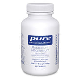 Pure Encapsulations Potassium Magnésium (Aspartate) — bouteille montrée, soutien possible au cœur et aux muscles.