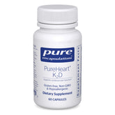 PureHeart K2D – Bouteille: complément pour soutenir le cœur et le bien-être.