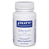 Pure Encapsulations Sélénium (Citrate) – bouteille et capsules – soutien potentiel immunitaire