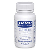 Pure Encapsulations Sélénium (Citrate) — Bouteille de gélules pour soutien immunitaire potentiel.
