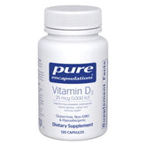 Pure Encapsulations Vitamin D3 – bouteille: soutien potentiel à la santé osseuse
