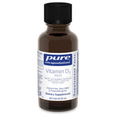 Pure Encapsulations Vitamine D3 Liquide, bouteille pratique pour soutien osseux potentiel