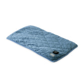 Pure Enrichment WeightedWarmth montre les dimensions 20x12 pouces pour confort sur les genoux.