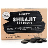 Gouttes sèches Pure Himalayan Shilajit dans emballage portatif pour énergie au quotidien