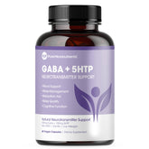 Bouteille Pure Micronutrients Pure 5-HTP + GABA prête pour le sommeil et la détente.