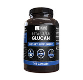 PURE ORIGINAL INGREDIENTS Beta Glucan: capsules claires, soutien potentiel au bien-être quotidien.