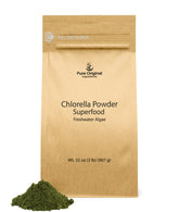 Pure Original Ingredients chlorelle poudre 2lb dans boîte, source naturelle de chlorophylle