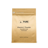 Pure Original Ingredients poudre de vitamine C — dissolution facile pour soins quotidiens et mélanges faits maison.