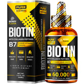Gouttes Pure Research Biotine et Collagène – cheveux sains et peau éclatante.