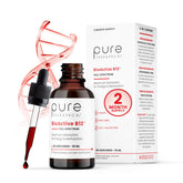 Pure TheraPro Rx B12 sublingual bouteille 10 ml pour soutien énergie quotidien.