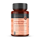 Pureclinica UltraColl bouteille avec comprimés de collagène et d'acide hyaluronique