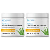 Puregen Labs Crème lidocaïne emballage — soulagement ponctuel de l'inconfort anorectal.