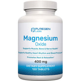 P Puregen Labs magnésium 400 mg emballage – présentation compacte et pratique
