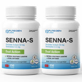 Bouteille Puregen Labs Senna-S prête à l’emploi pour une gestion occasionnelle de constipation.