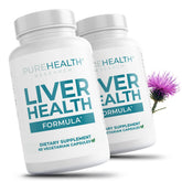 PureHealth Research - bouteille Liver Health, soutien possible du foie et detox doux