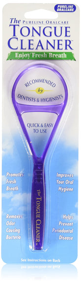 Pureline nettoyant-langue, ensemble de 3, haleine fraîche au quotidien.