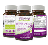 PURELY beneficial RESVERATROL1450 dans une bouteille, soutien potentiel au vieillissement