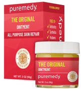 Puremedy Pommade originale dans une bouteille 2oz prête pour les soins cutanés.