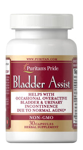 Puritan's Pride Bladder Assist – bouteille de comprimés pour une prise quotidienne pratique.