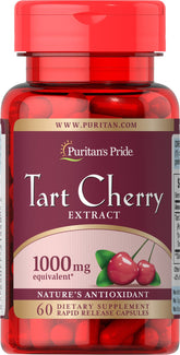 Puritan's Pride Extrait cerise acide en bouteille, soutien pratique à votre routine quotidienne