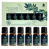 Pursonic ensemble d'huiles pour animaux, ensemble de 6 pièces pour relaxation potentielle.