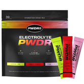 PWDRS Electrolytes: sachets portables pour une hydratation rapide pendant l'entraînement.