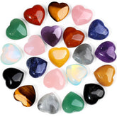 QINJIEJIE coeur quartz rose - pierre apaisante ideale pour la meditation