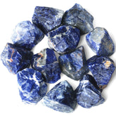 QINJIEJIE sodalite bleue brute – pierre décorative calme pour méditation