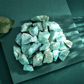 QINJIEJIE amazonite brut – pierres pour méditation et décoration zen