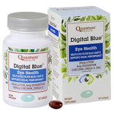 Quantum Digital Blue gélules œil en bouteille pour soutien nutritionnel des yeux