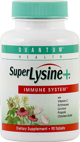 Quantum Lysine Plus – comprimés dans une bouteille, soutien immunitaire potentiel au quotidien.