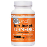Qunol Turmeric: bouteille de gélules 1000 mg avec absorption ultra-haute.