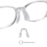 QYAJS patins nez pont transparent pour lunettes offrant confort durable