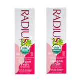 RADIUS dentifrice pour enfants, fruit du dragon, tube 3 oz prêt à l'emploi pour le brossage.
