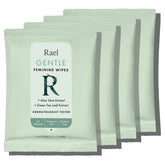 Lingettes féminines Rael, conditionnement voyage, pratique en déplacement.