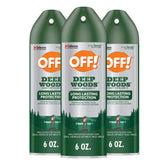 RaidOFF Deep Woods, bouteille 6oz prête à protéger contre les moustiques.