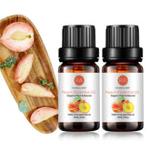 Rainbow Abby huile pêche 10 ml, diffusion aromatique pour une ambiance estivale.
