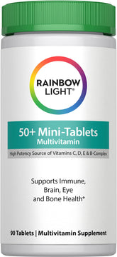 Rainbow Light 50+ mini-tablettes dans la bouteille, soutien quotidien.