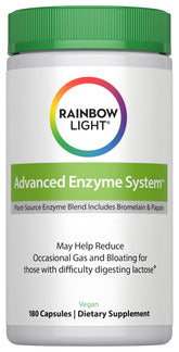 Rainbow Light Systeme denzymes avance – bouteille et gélules pour soutien à la digestion