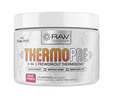RAW Synergies Thermo Pre — poudre pré-entraînement naturelle, énergie et concentration pour vos entraînements.