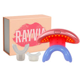 Rayvia visage: lumière rouge tonifiant et réduction légère des ridules.