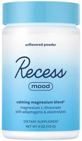Boîte Recess Mood Powder, 28 portions, pratique pour une détente quotidienne.