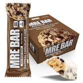 REDCON1 MRE Barre protéine avoine chocolat, texture gourmande pour un snack rapide.