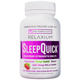 Relaxium Sommeil Mélts – bouteille ouverte, endormissement rapide potentiel.